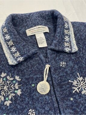 Vintage Heirloom Collectibles Christmas Collection 2004 Fair Isle Sweater